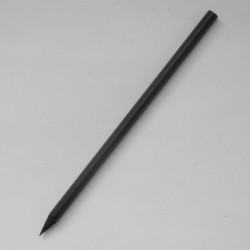 Трехгранный черный карандаш Люкс, черный матовый лак