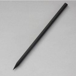 Круглый черный карандаш Люкс, черный матовый лак